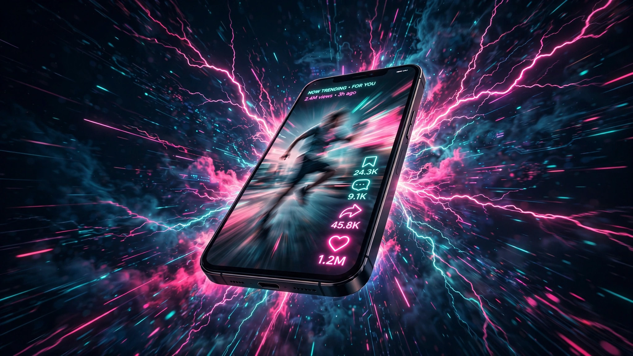 Viral short video hook concept
