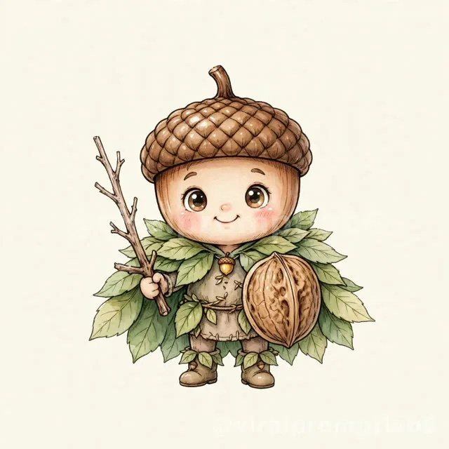 Whimsical Storybook Character Clipart cover